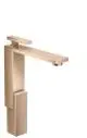 AXOR-HG-AXOR-Edge-Einhebel-Waschtischmischer-280-fuer-Waschschuesseln-mit-Push-Open-Ablaufgarnitur-Diamantschliff-Polished-Red-Gold-46031300 gallery number 1